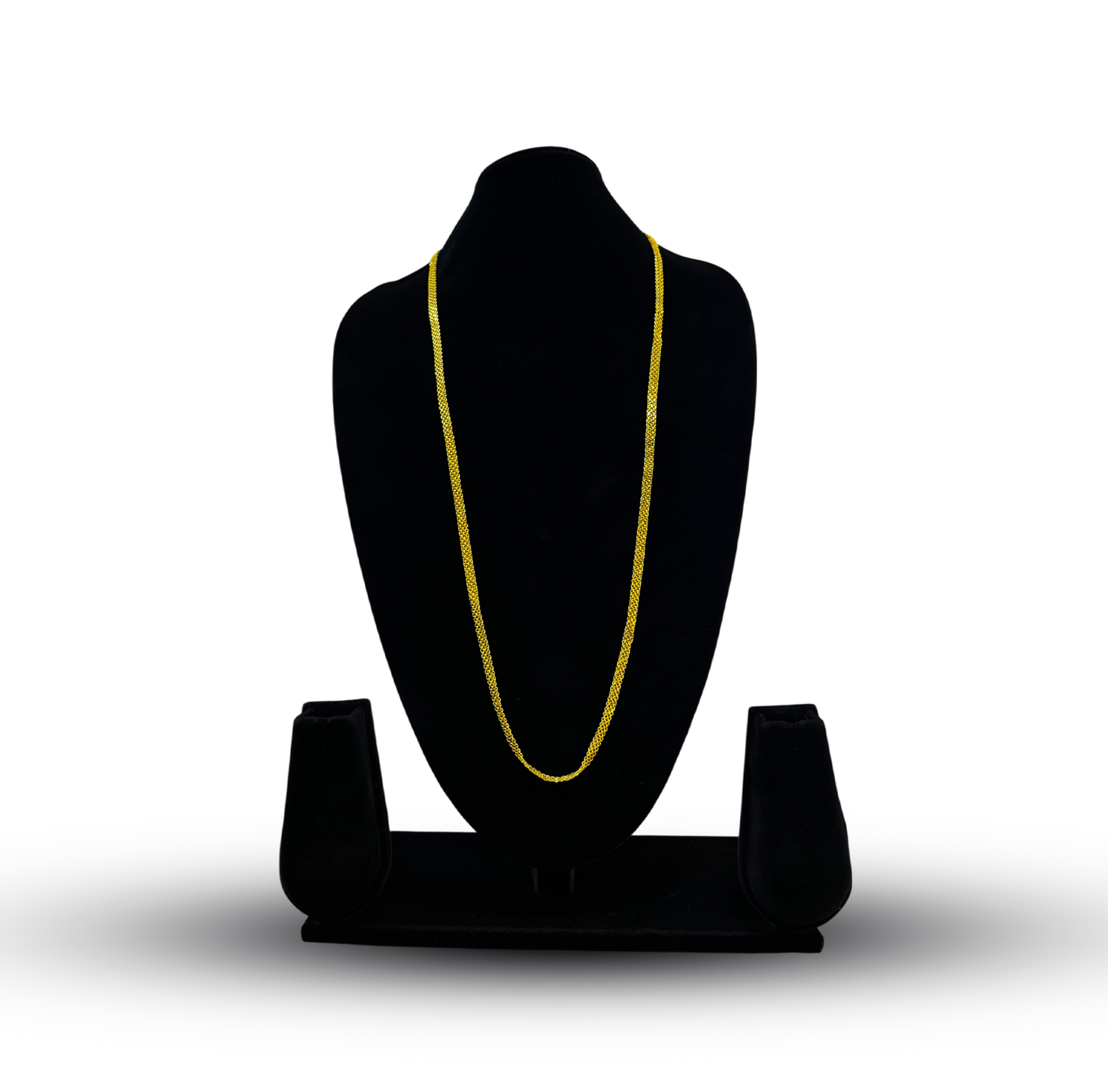24K Gold-Plated - 30 Inch Elegant Singapore Chain