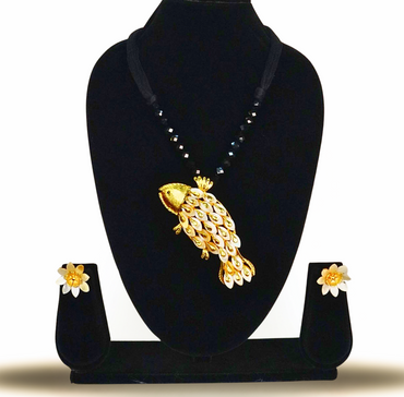 24K Gold-Plated Koi Fish Pendant Set – Symbol of Prosperity & Elegance