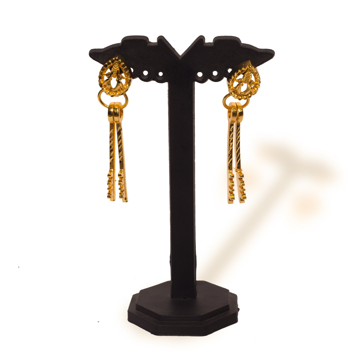 24K Gold-Plated Double Fish Motif Pendant Set – Symbol of Prosperity & Harmony