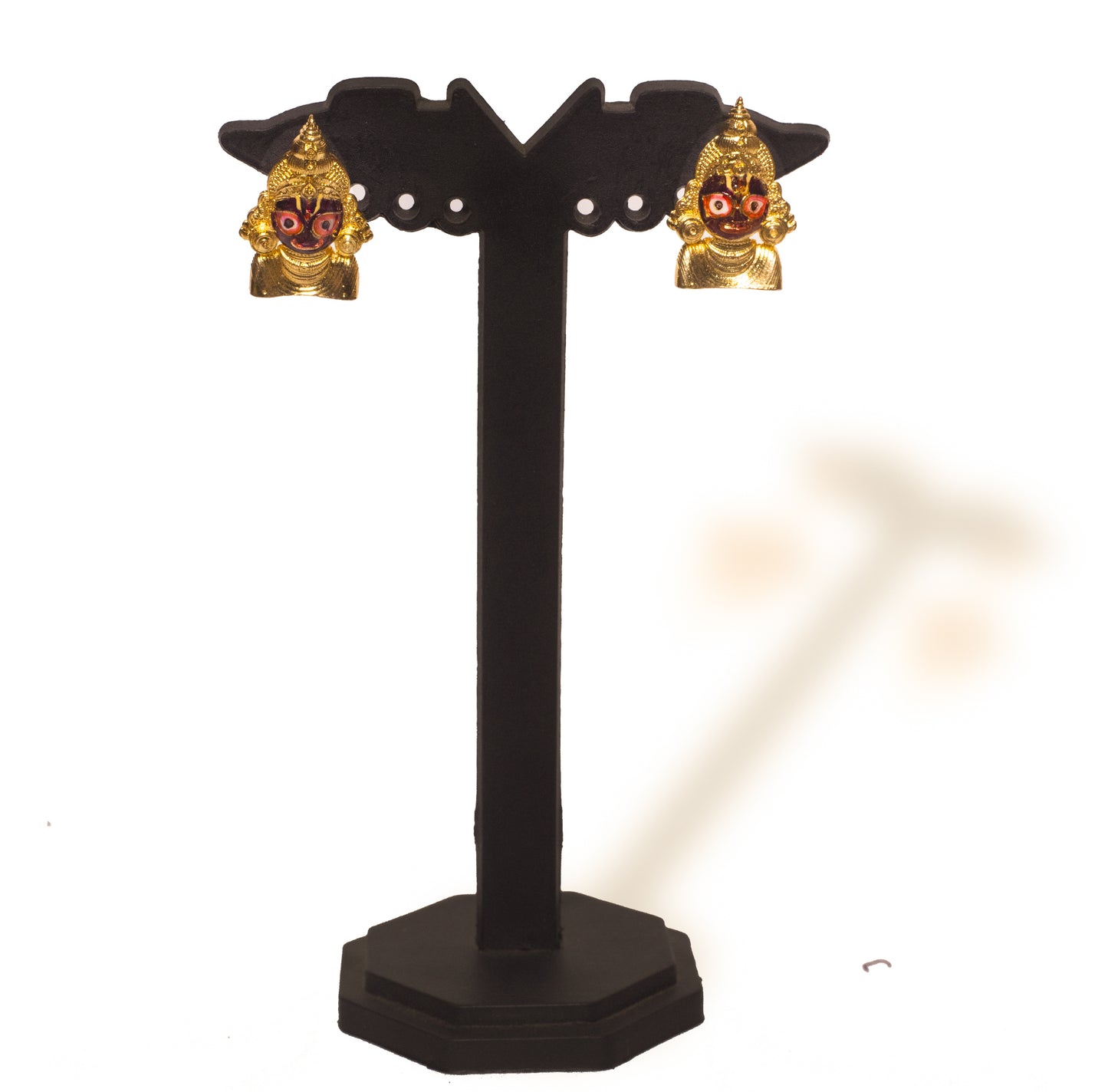 24K Gold-Plated Meenakari Lord Jagannath Tree motif Tie Chain – Elegant Long Pendant Set