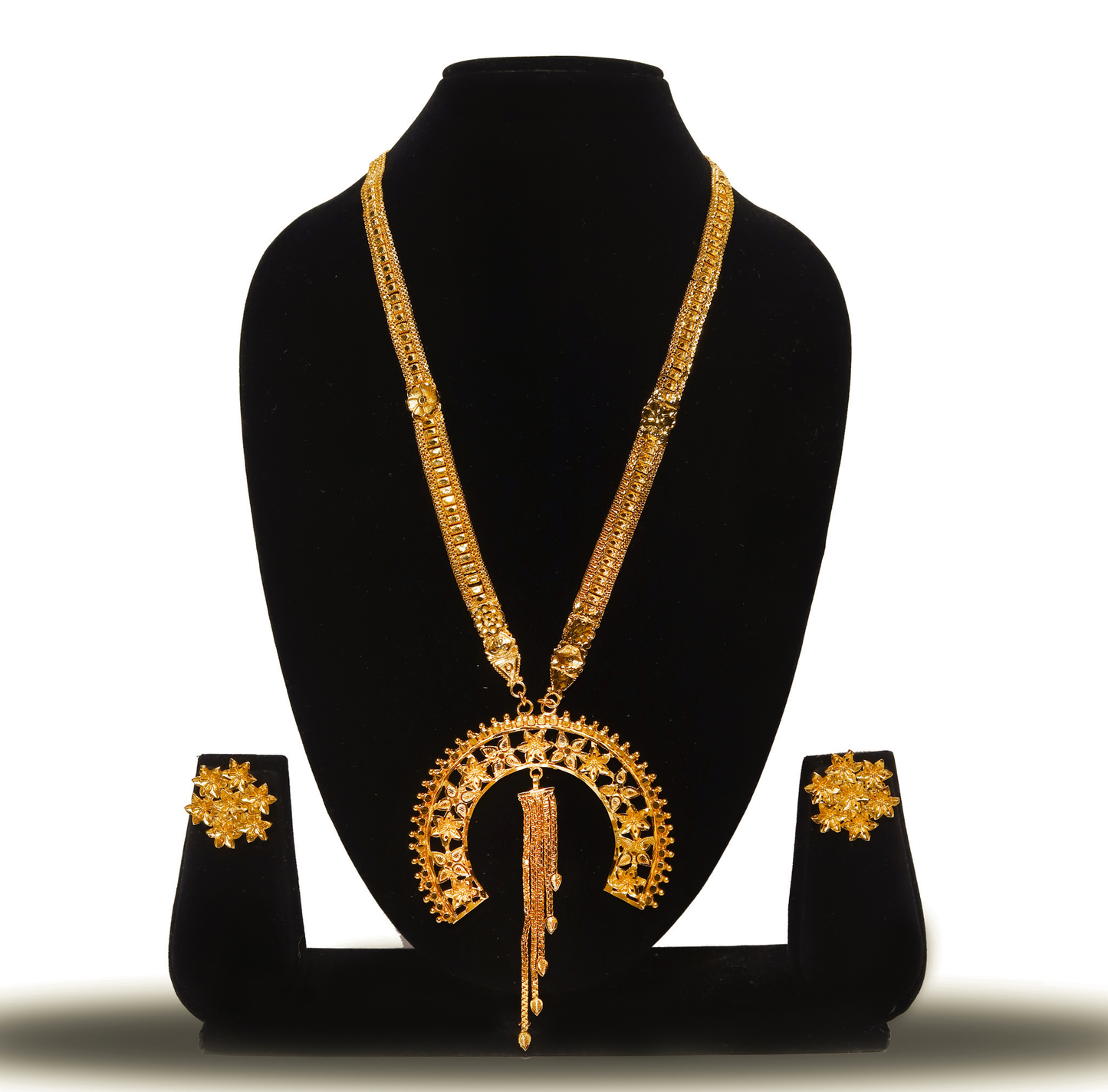 24K Gold-Plated Traditional Bengali Bridal Sita Haar Set