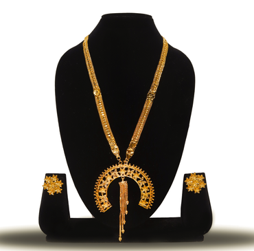 24K Gold-Plated Traditional Bengali Bridal Sita Haar Set