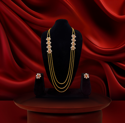 24K Gold-Plated - Mayer Sporsho Siuli Lahari Special Collection Set with Earrings