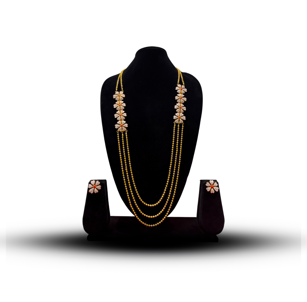 24K Gold-Plated - Mayer Sporsho Siuli Lahari Special Collection Set with Earrings