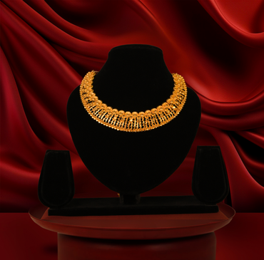 24KT Gold-Plated - Regal Bengali Bridal Gold-Plated Set