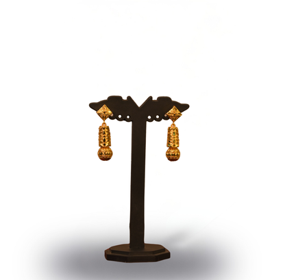 24K Gold-Plated - Imperial Gold Necklace Set with Earrings