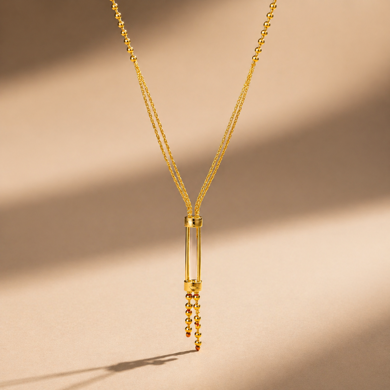 24K Gold-Plated - Luxe Chain Drop Necklace & Earrings Set