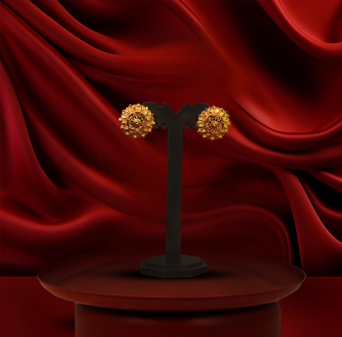 24K Gold-Plated - Luxury Pearl Long Sita Haar Traditional Set With Earrings