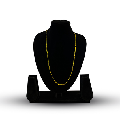 24K Gold-Plated - 24 Inch Traditional sachin Chain