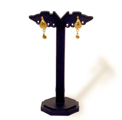 Butterfly Pearl Choker Set – 24KT Gold-Plated with Earrings