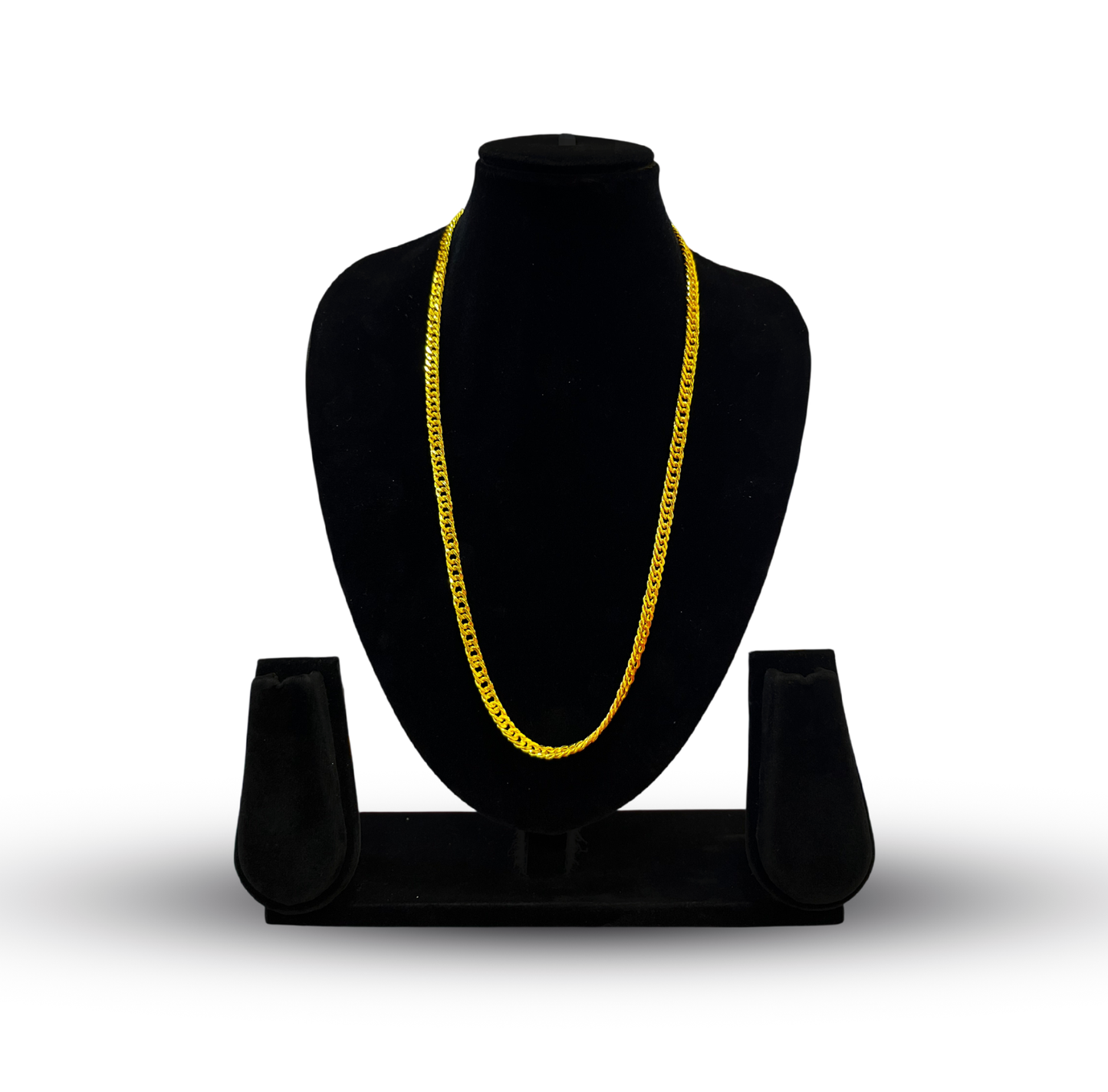 24K Gold-Plated - 24 Inch Premium Curb Chain