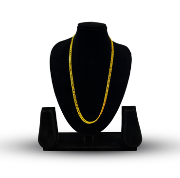 24K Gold-Plated - 24 Inch Premium Curb Chain
