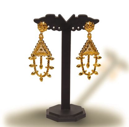 24K  Gold-Plated Multi-Layer Long Haar Set